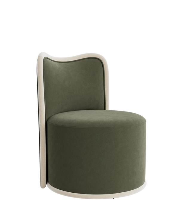 Follow Swivel Armchair - Eden Leaf