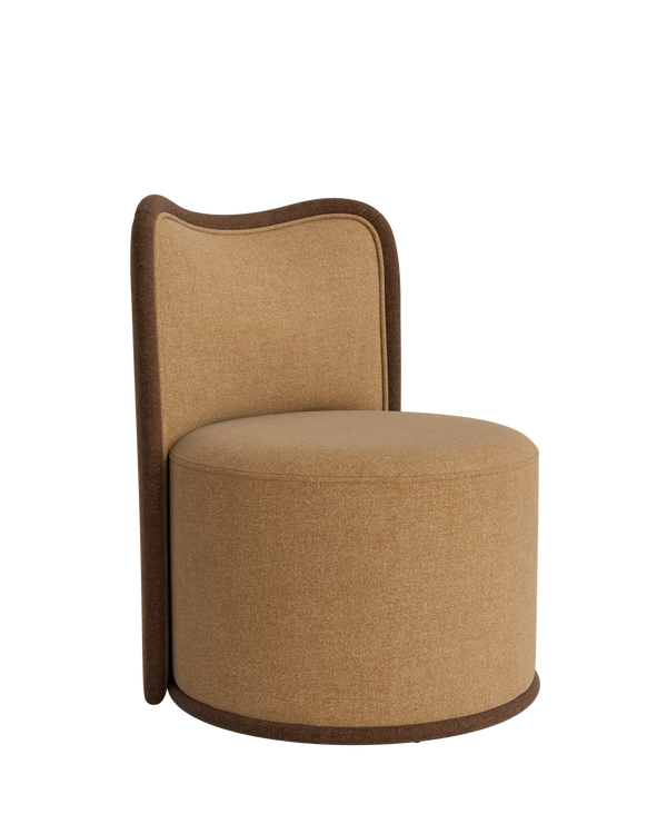 Follow Swivel Armchair - Fossil Fawn