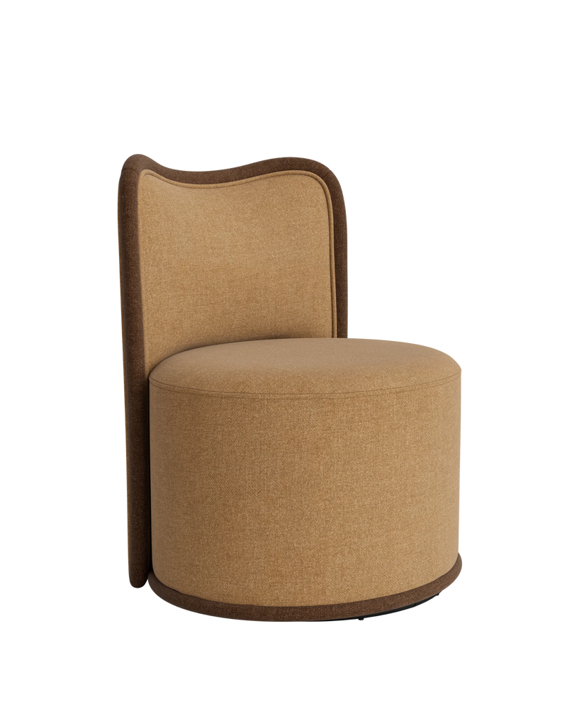 Follow Swivel Armchair - Fossil Fawn