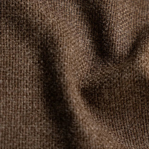 Stretch Ottoman - Fossil Chocolate