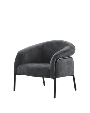 Belly Armchair - Decent Charcoal
