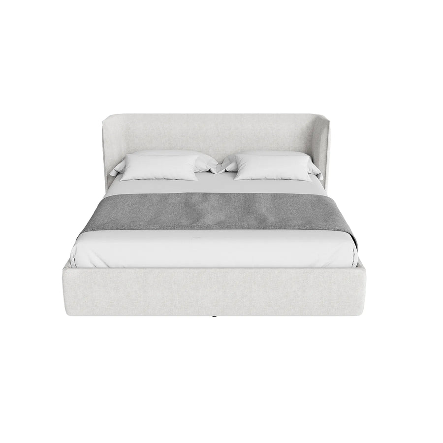 Embrace King Bed - Silex Off White
