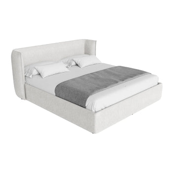 Embrace Queen Bed - Silex Off White