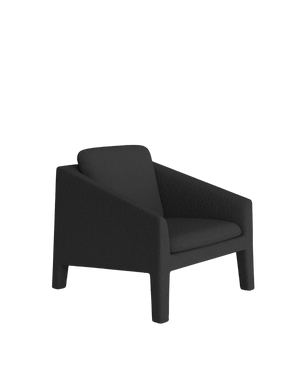 Guardian Lounge Chair - Maya Charcoal Boucle