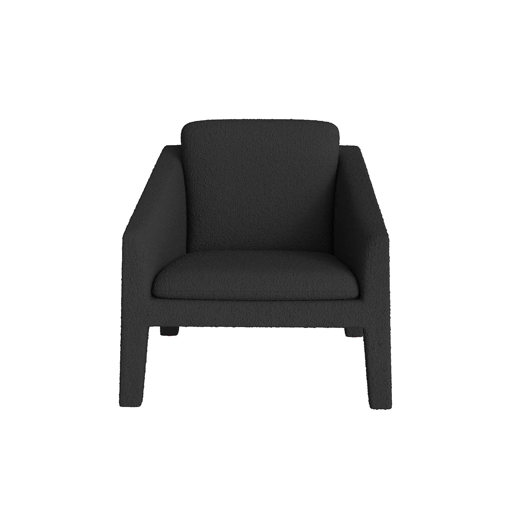 Guardian Lounge Chair - Maya Charcoal Boucle