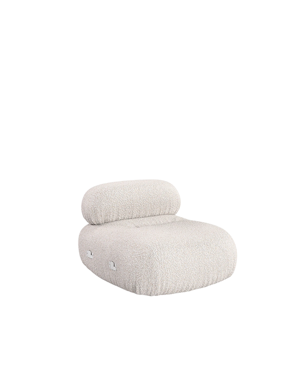 Ondo Armless Middle Module - Maya Cream Boucle