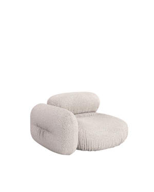 Ondo Left Hand Corner Module - Maya Cream Boucle