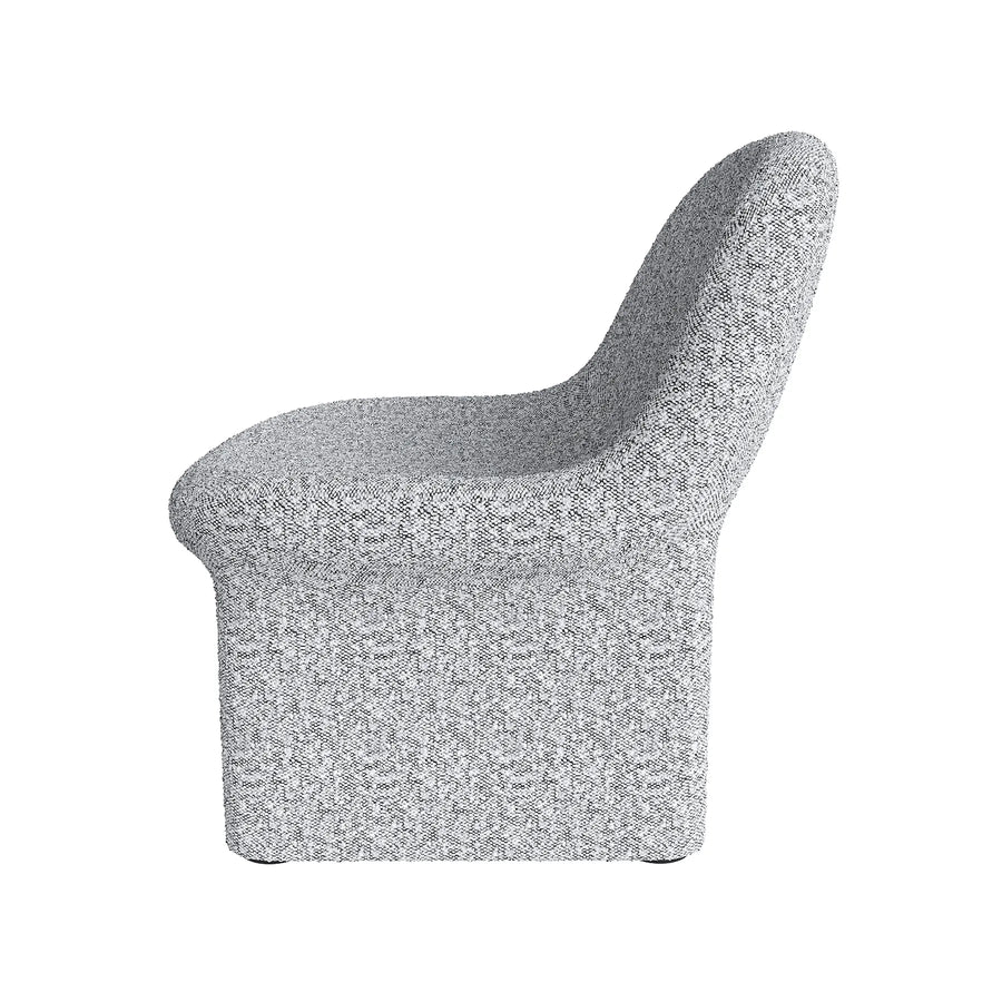 Plump Lounge Chair - Maya Grey Boucle