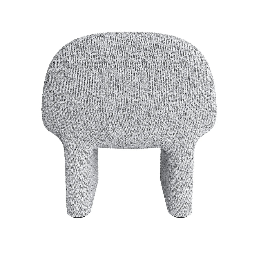 Plump Lounge Chair - Maya Grey Boucle
