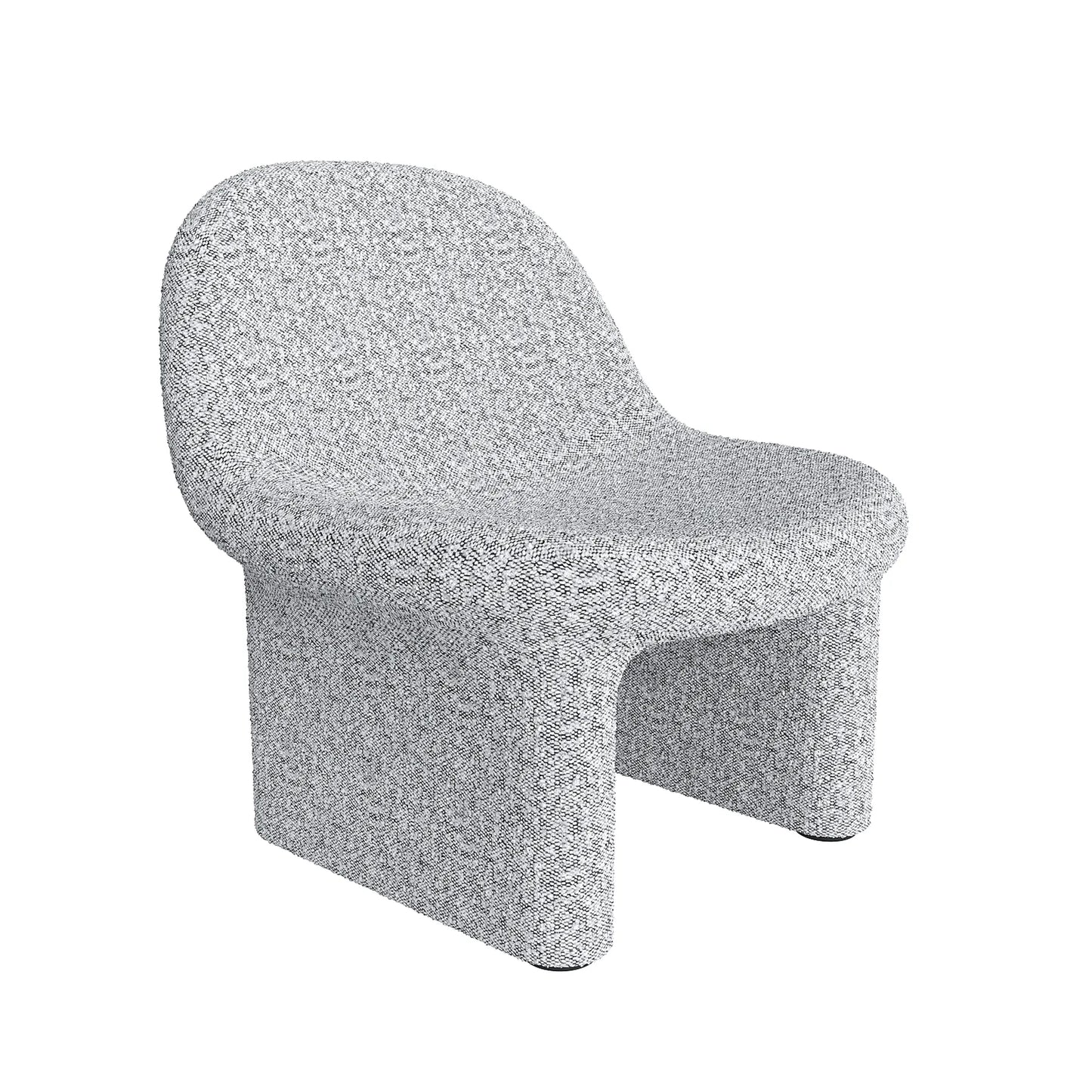 Plump Lounge Chair - Maya Grey Boucle