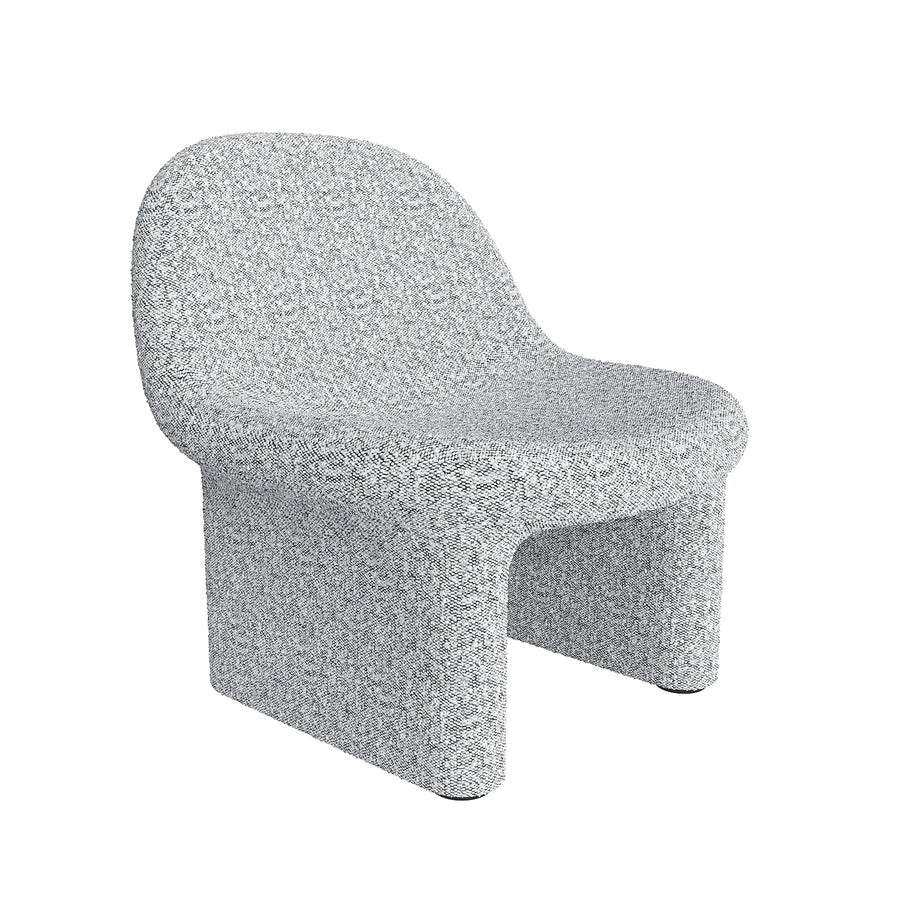 Plump Lounge Chair - Maya Grey Boucle