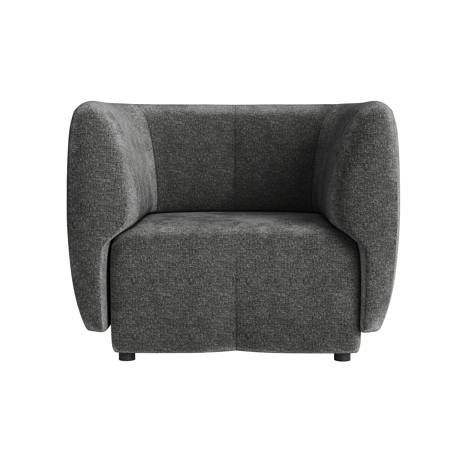 Plum Armchair - City Grey