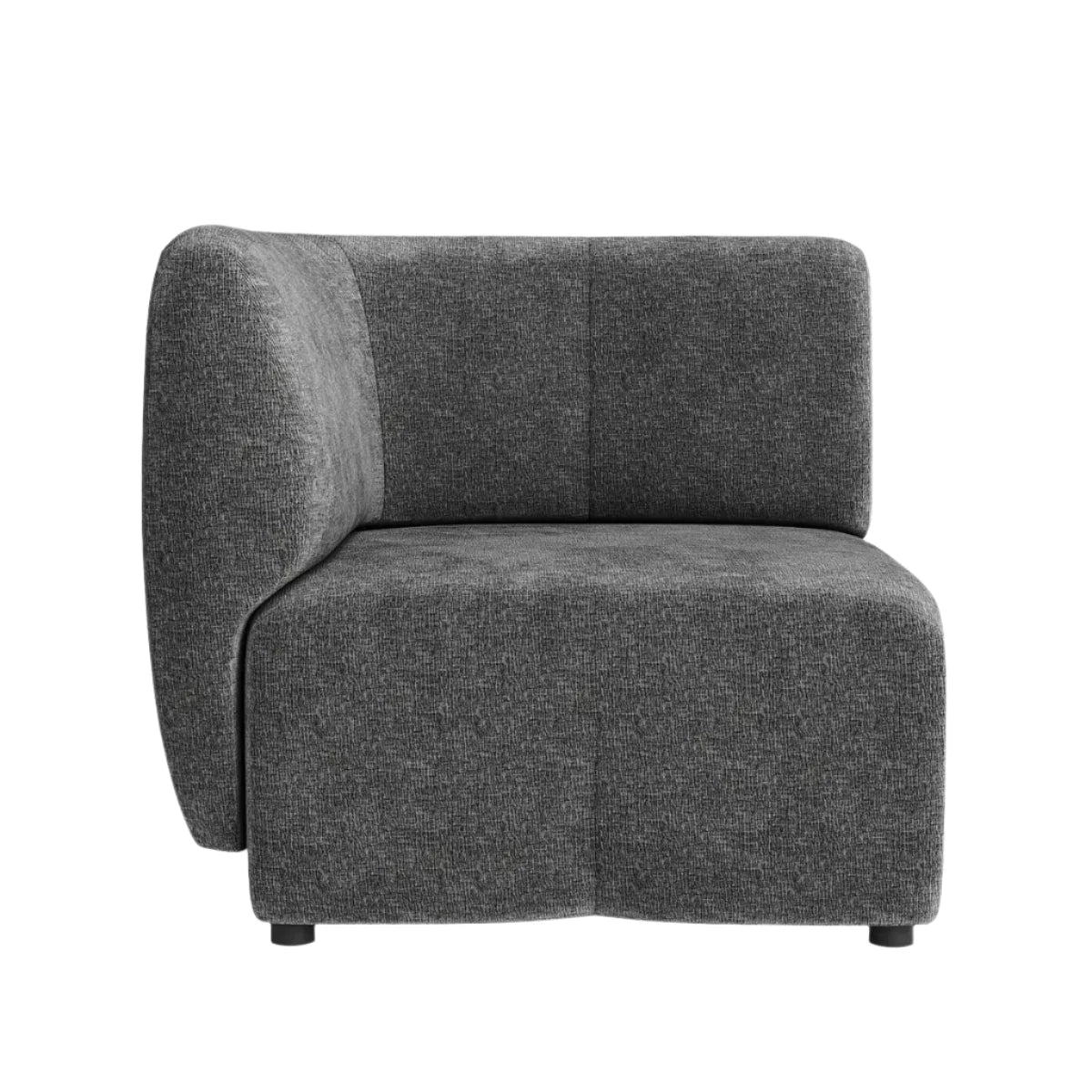 Plum Left Corner Module - City Grey