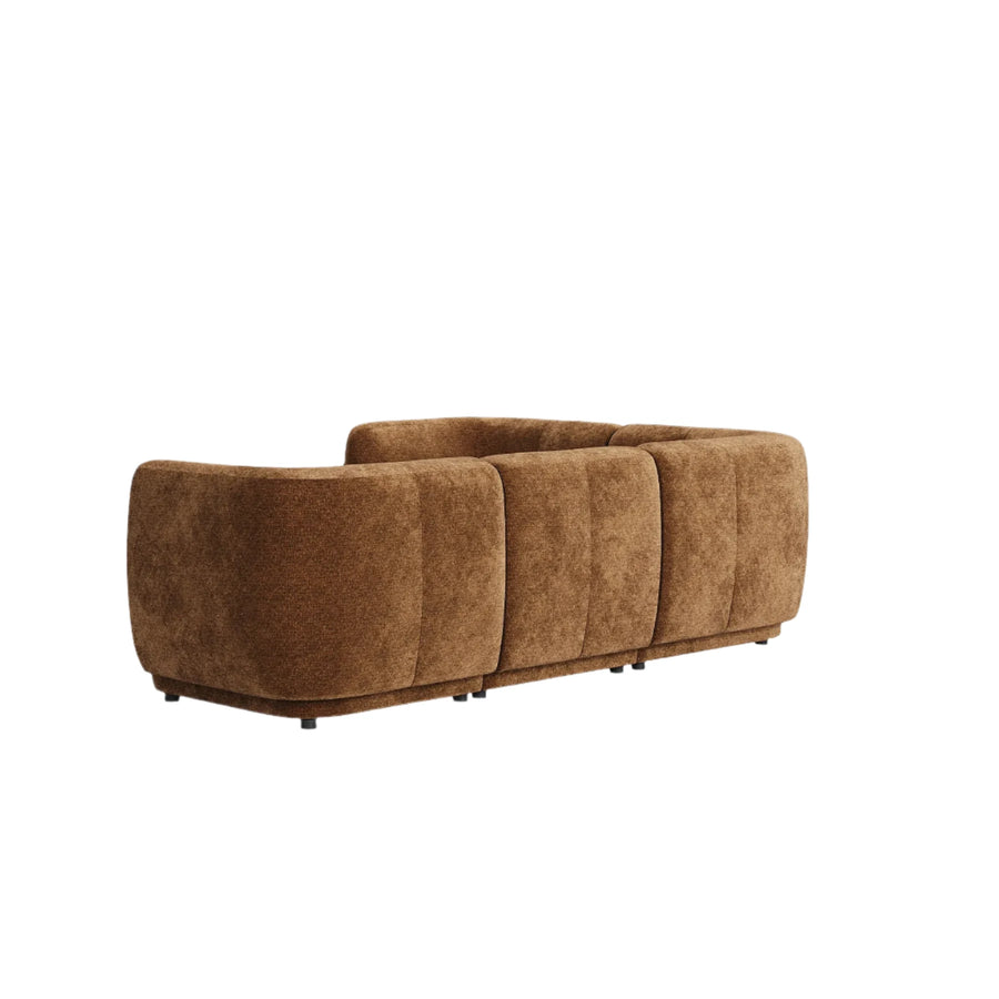 Plum LHF Chaise Sofa - City Auburn
