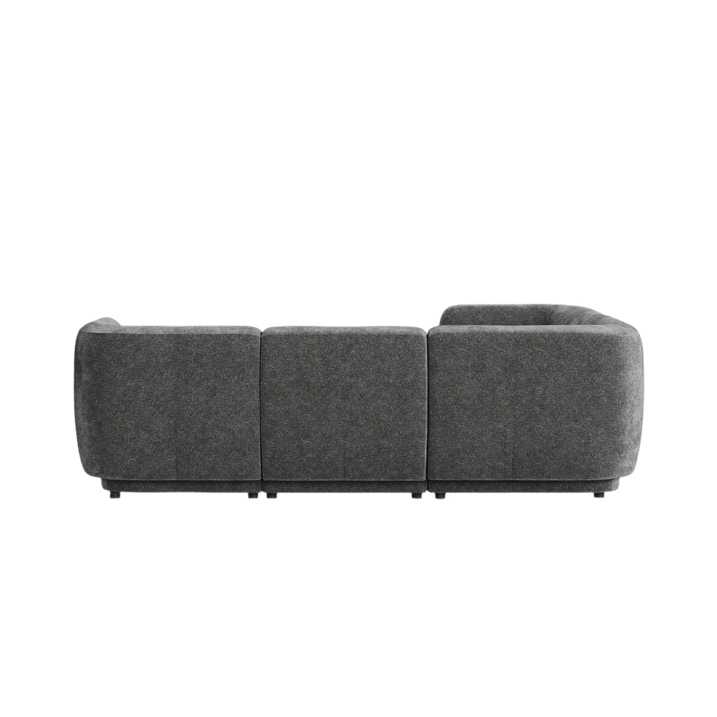 Plum LHF Chaise Sofa - City Grey