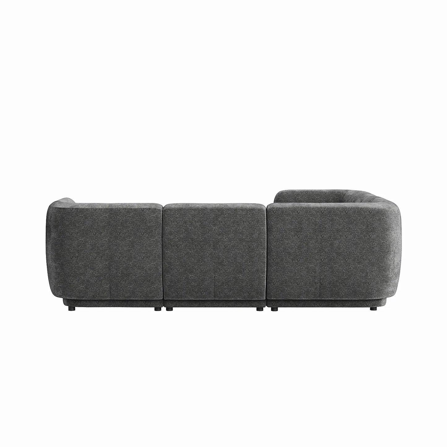 Plum LHF Chaise Sofa - City Grey
