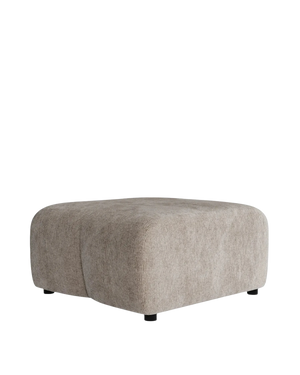 Plum Ottoman - City Almond