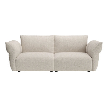 Puff 3 Seater Sofa - Maya Cream Boucle