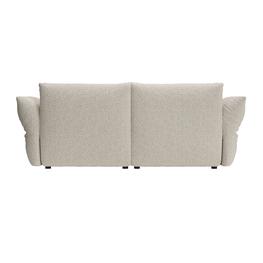 Puff 3 Seater Sofa - Maya Cream Boucle