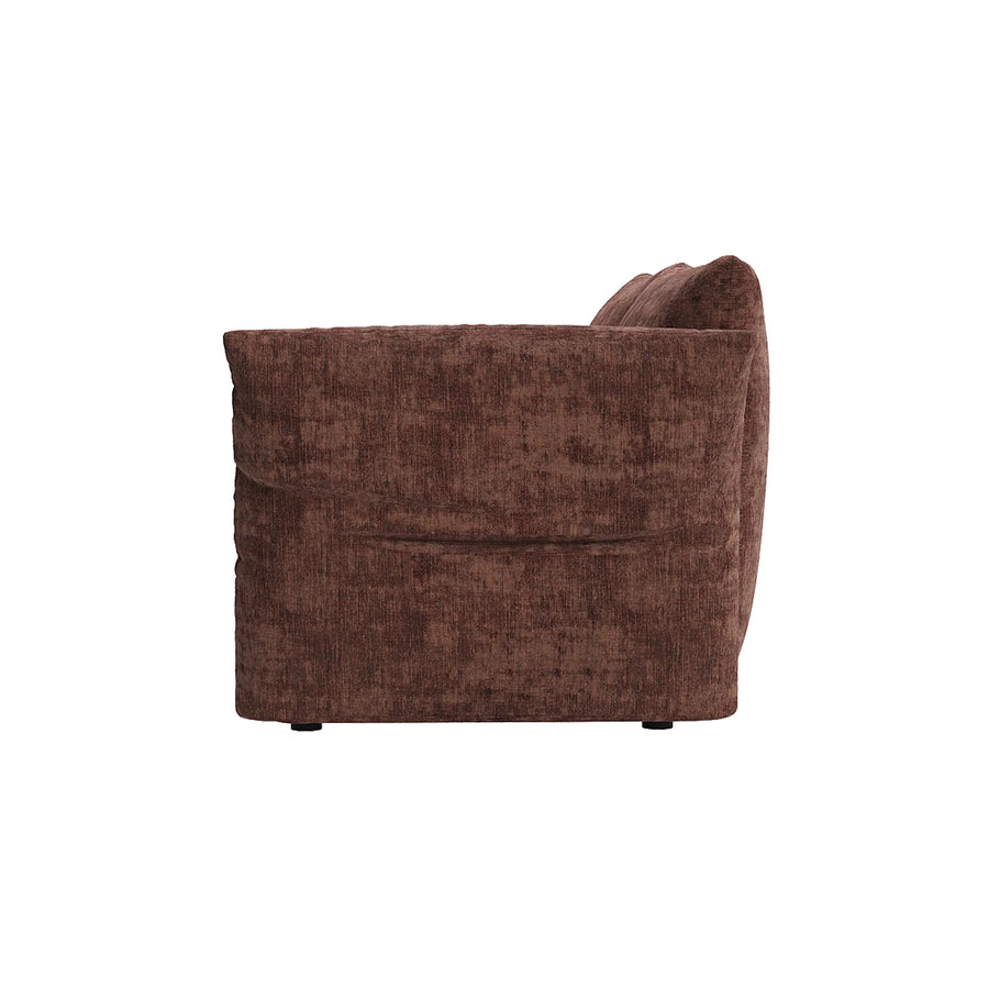 Puff 3 Seater Sofa - Solo Auburn