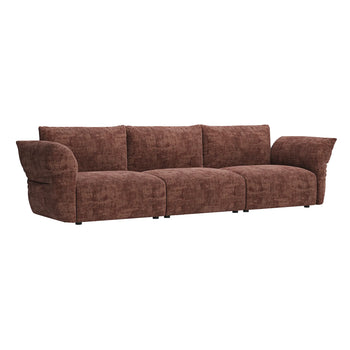 Puff 4 Seater Sofa - Solo Auburn