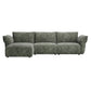 Puff Left Hand Chaise Sofa - Solo Fern