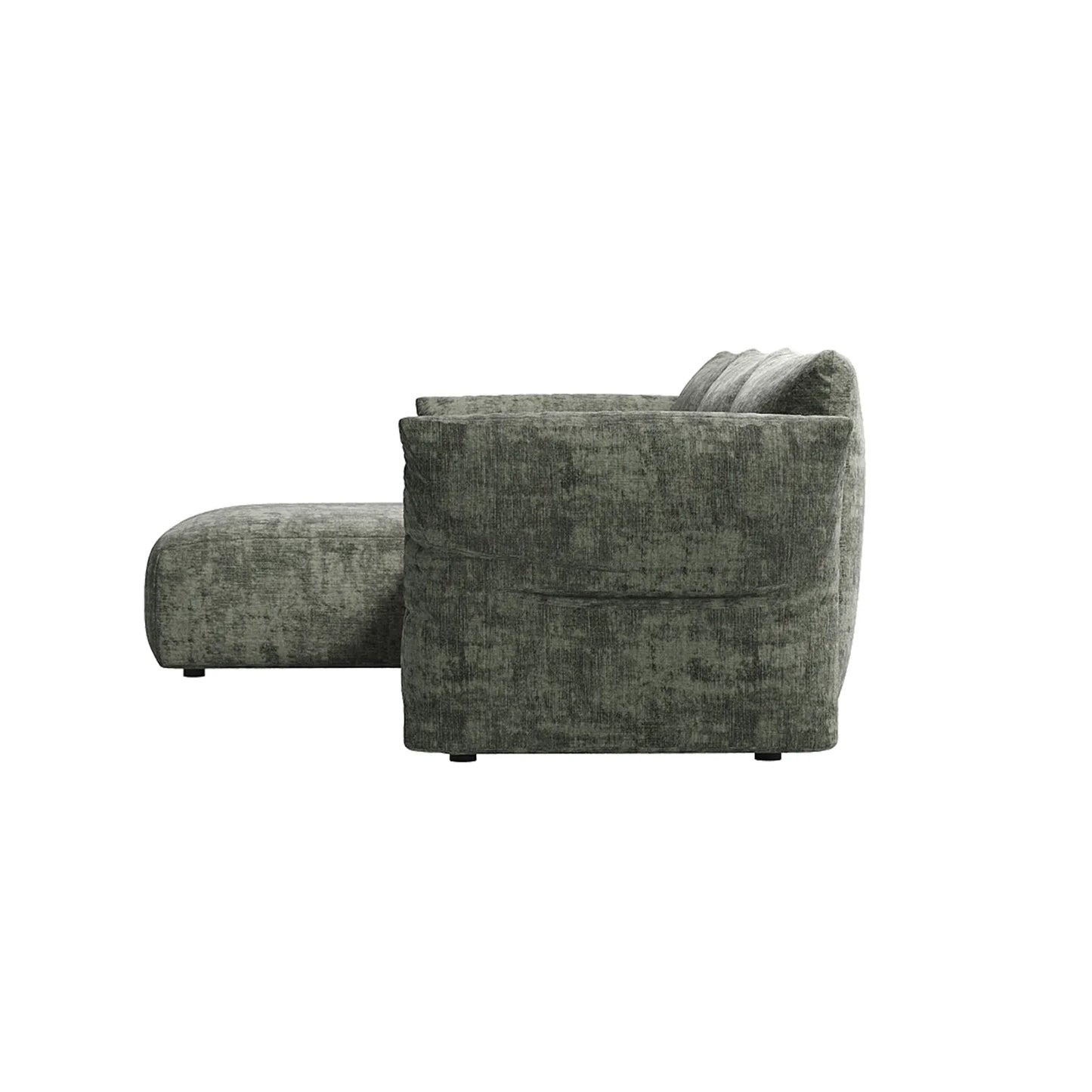 Puff Left Hand Chaise Sofa - Solo Fern