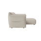 Puff Right Hand Chaise Sofa - Maya Cream Boucle