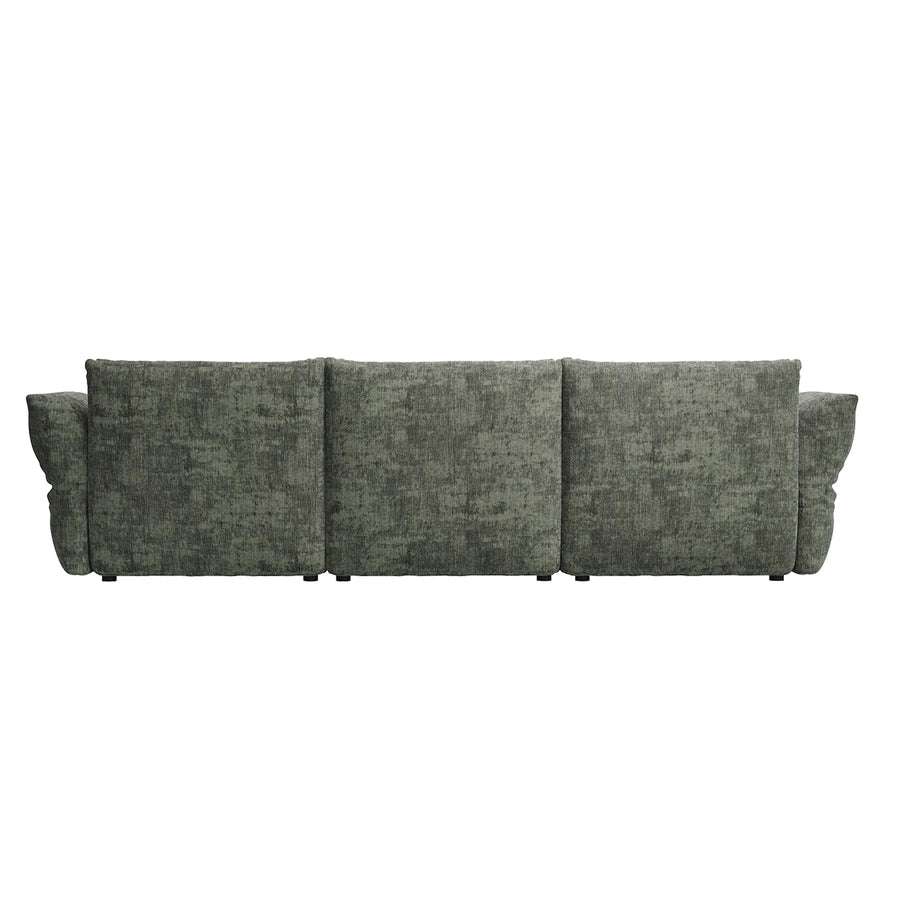 Puff Right Hand Chaise Sofa - Solo Fern