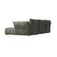 Puff Right Hand Chaise Sofa - Solo Fern
