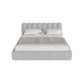 Salami King Bed - Maya Grey Boucle