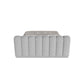 Salami King Bed - Maya Grey Boucle