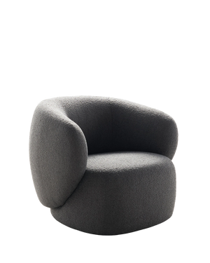 Swell Armchair - Maya Charcoal Boucle