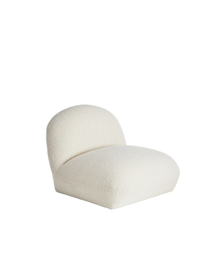 Tangyuan Lounge Chair - Maya Cream Boucle