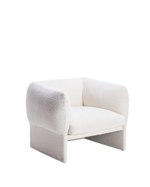 Tulip Lounge Chair - Maya Cream Boucle