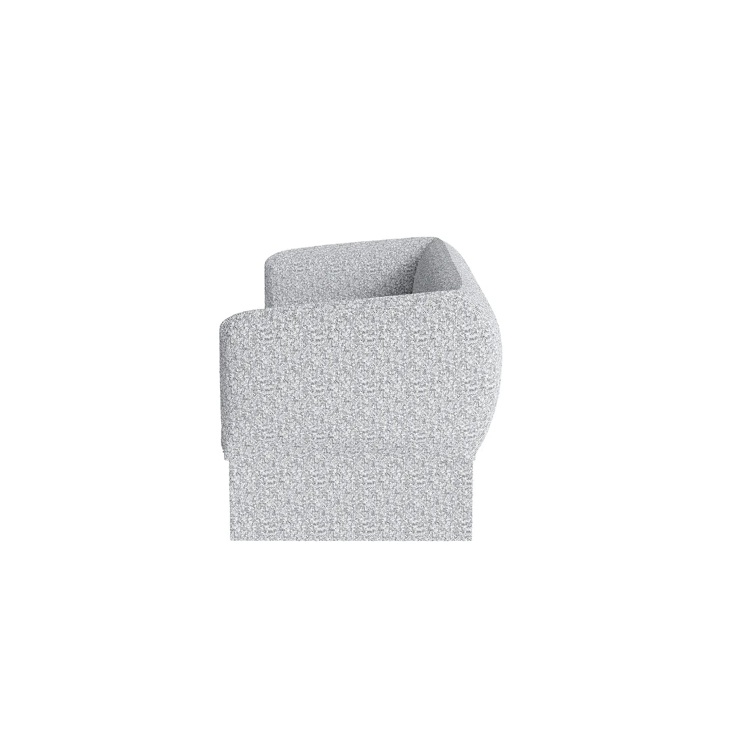 Tulip 3 Seater Sofa - Maya Grey Boucle