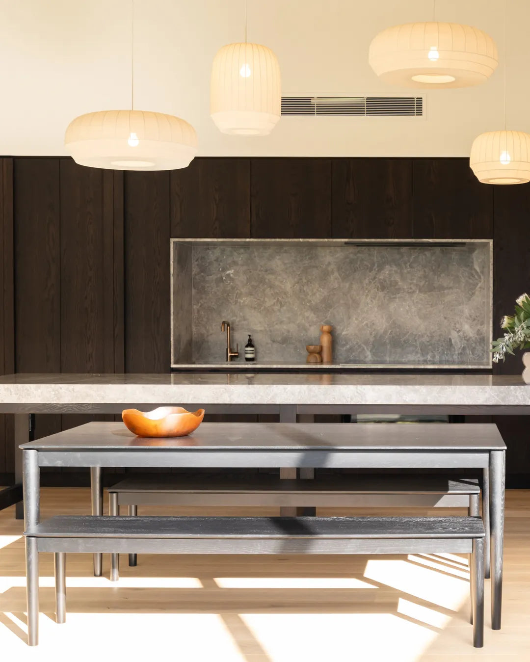 Gather Dining Bench 160cm - Black