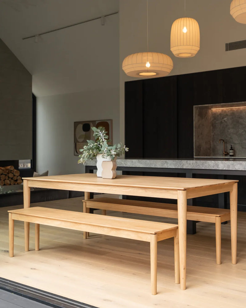 Gather Dining Bench 160cm - Oak
