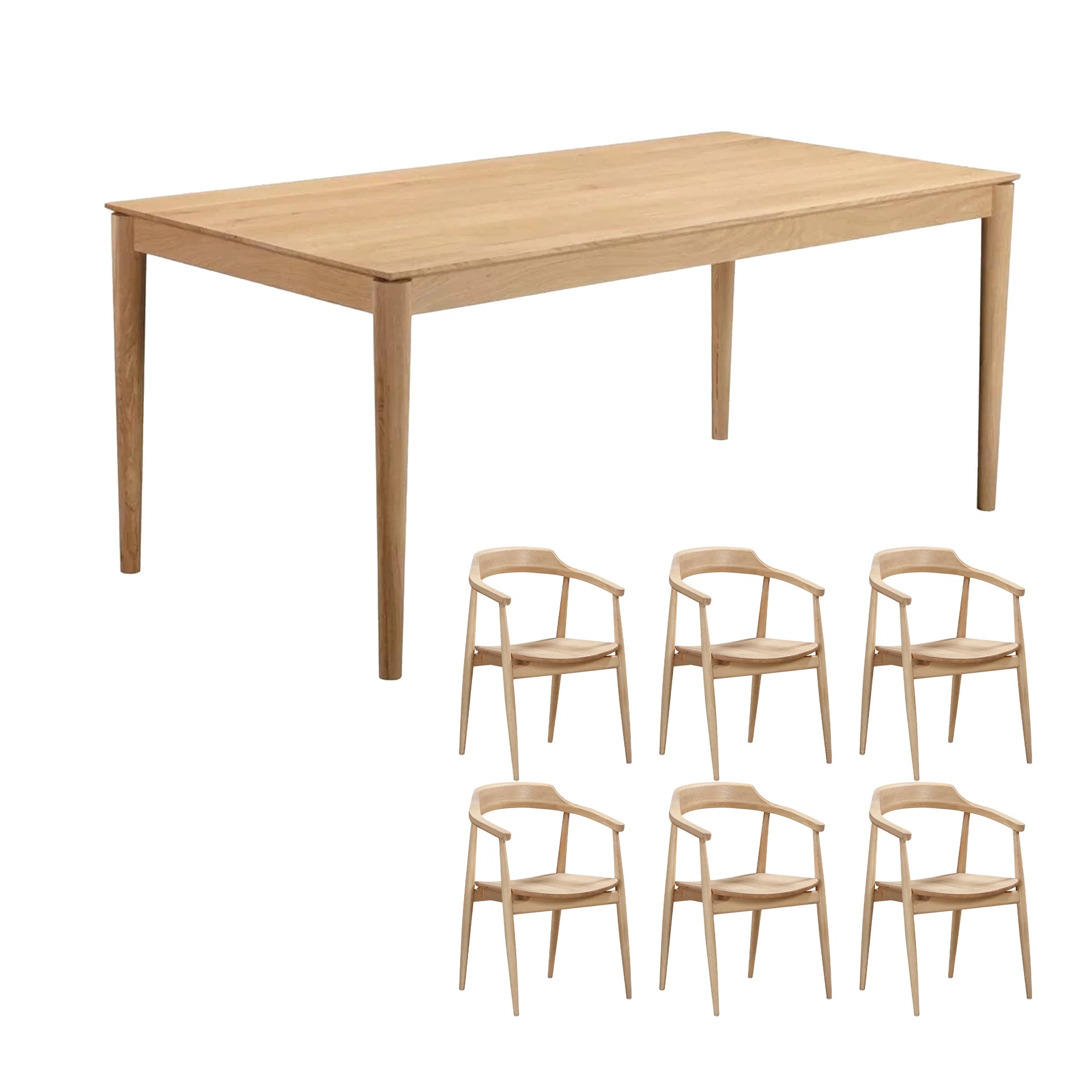 Gather Dining Package - 180cm / Oak