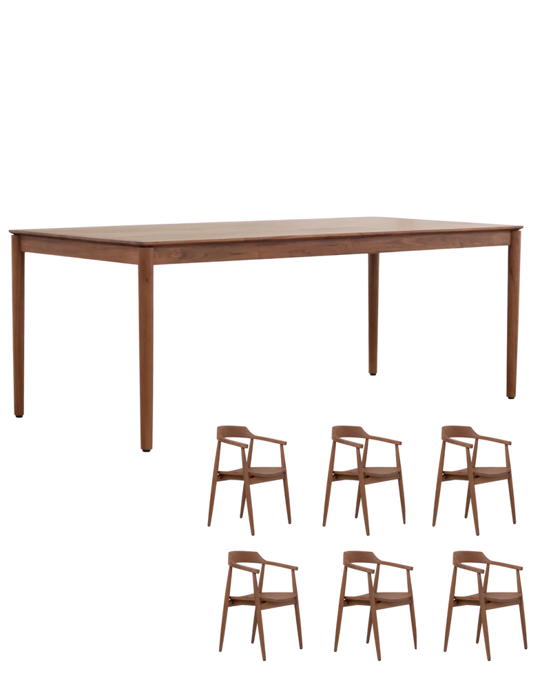 Gather Dining Package - 200cm / Teak