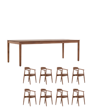 Gather Dining Package - 240cm / Teak