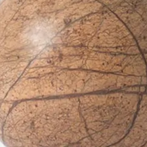 Geo Marble Sphere - Forest Brown