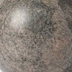 Geo Marble Sphere - Forest Green