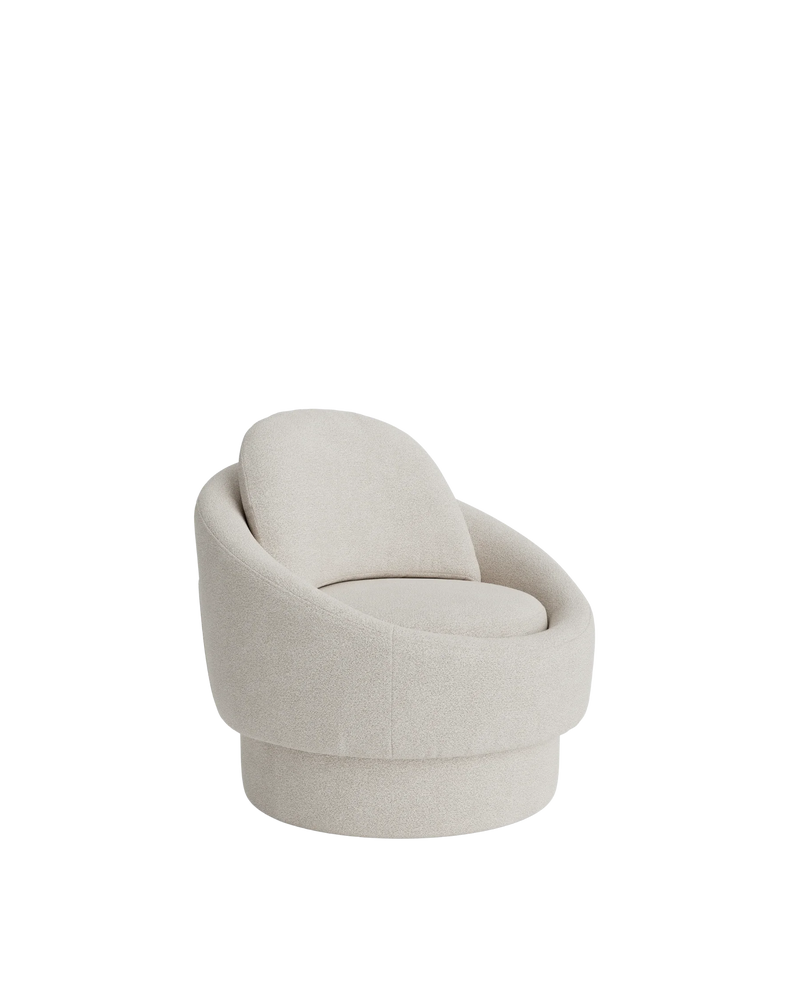 Halo Swivel Armchair - Tate Biscotti