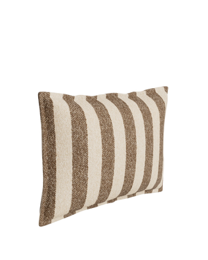 Hem Cushion 40cm x 60cm - Marnie Stripe Coconut
