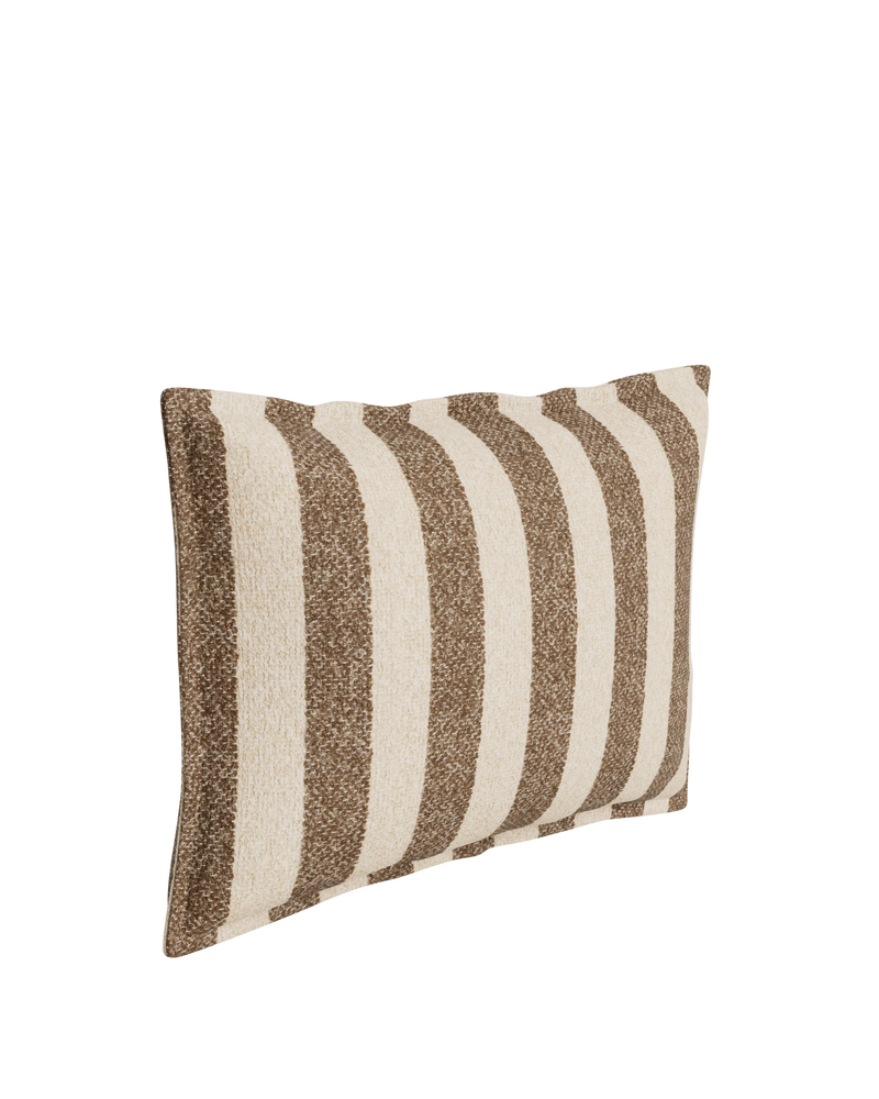 Hem Cushion 40cm x 60cm - Marnie Stripe Coconut