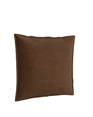 Hem Cushion 55cm x 55cm - Fossil Chocolate
