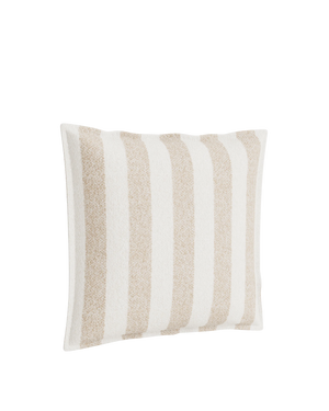 Hem Cushion 55cm x 55cm - Marnie Stripe Sand