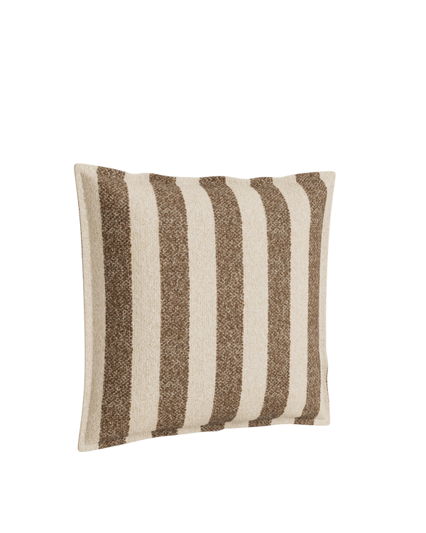 Hem Cushion 55cm x 55cm - Marnie Stripe Coconut
