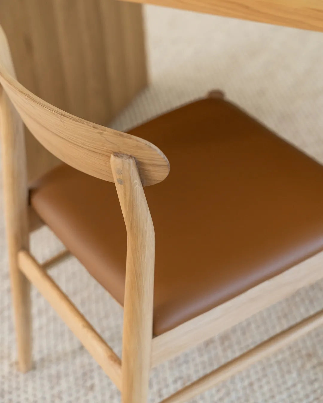 Henri Dining Chair - Oak / Tan Leather
